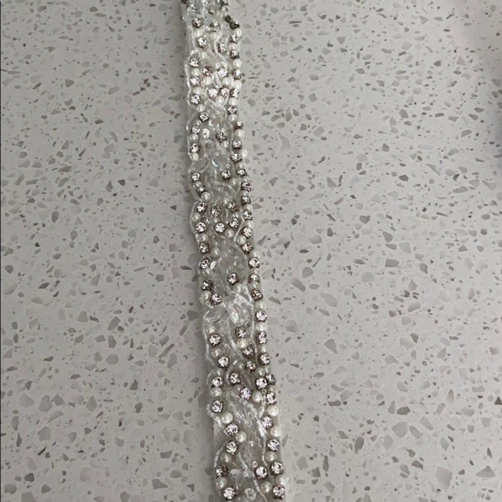 Beautiful crystal and Pearl Bridal Belt